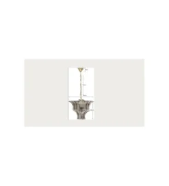 Lampa wisząca VENEZIA 50 cm smoke