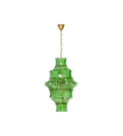 Lampa wisząca VENEZIA DOUBLE 53 cm zielony