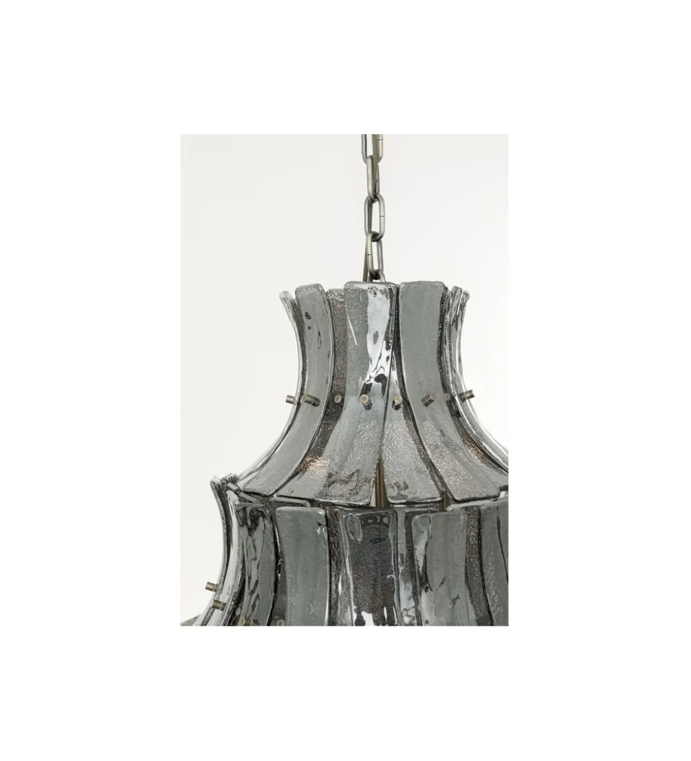 Lampa wisząca VENEZIA DOUBLE 71 cm smoke