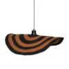 Lampa wisząca WRENKMA 75 cm pomarańczowo czarna