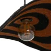 Lampa wisząca WRENKMA 94 cm pomarańczowo czarna