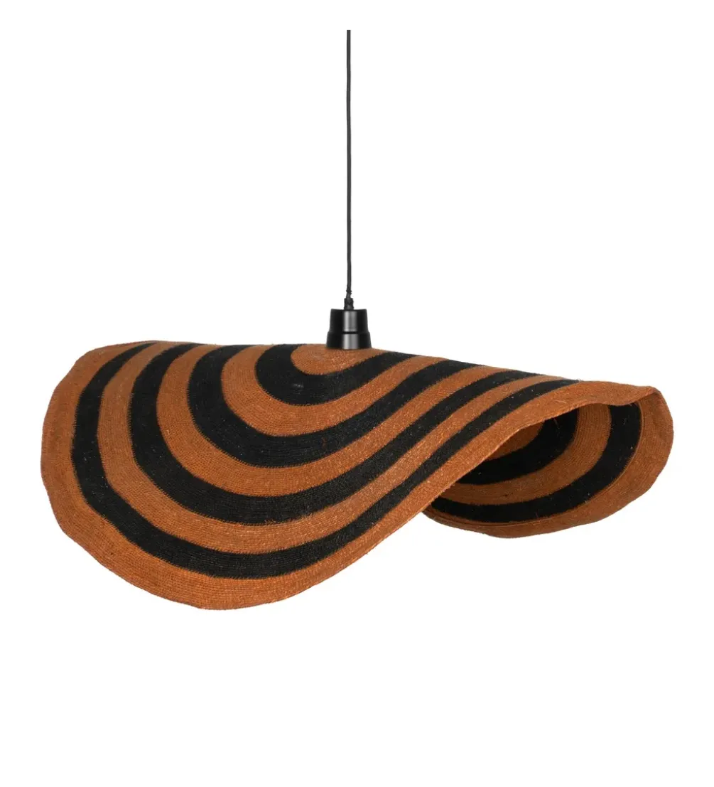 Lampa wisząca WRENKMA 94 cm pomarańczowo czarna