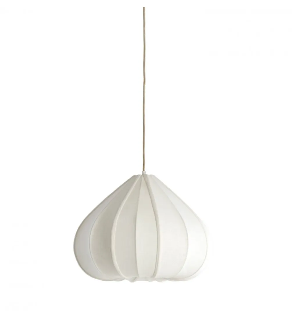 Lampa wisząca ZUBEDA 49 cm kremowa