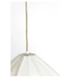 Lampa wisząca ZUBEDA 49 cm kremowa