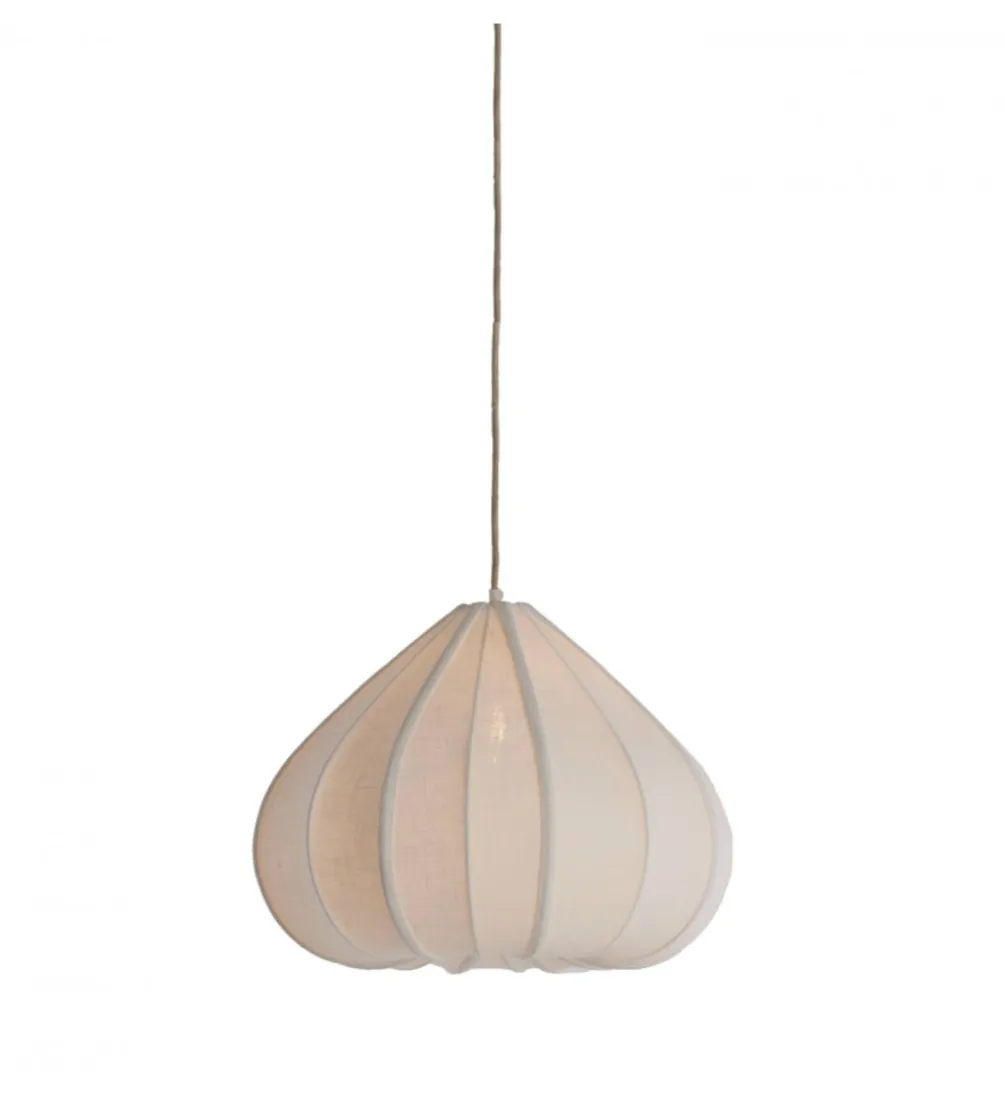 Lampa wisząca ZUBEDA 49 cm kremowa