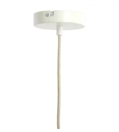 Lampa wisząca ZUBEDA 38 cm kremowa