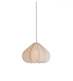 Lampa wisząca ZUBEDA 38 cm kremowa