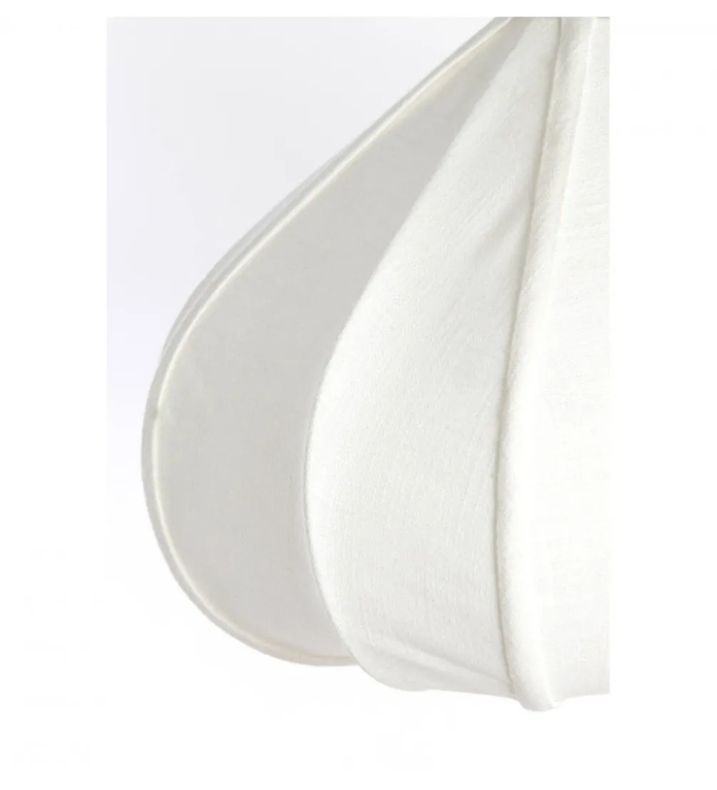Lampa wisząca ZUBEDA 38 cm kremowa