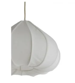 Lampa wisząca ZUBEDA 38 cm kremowa