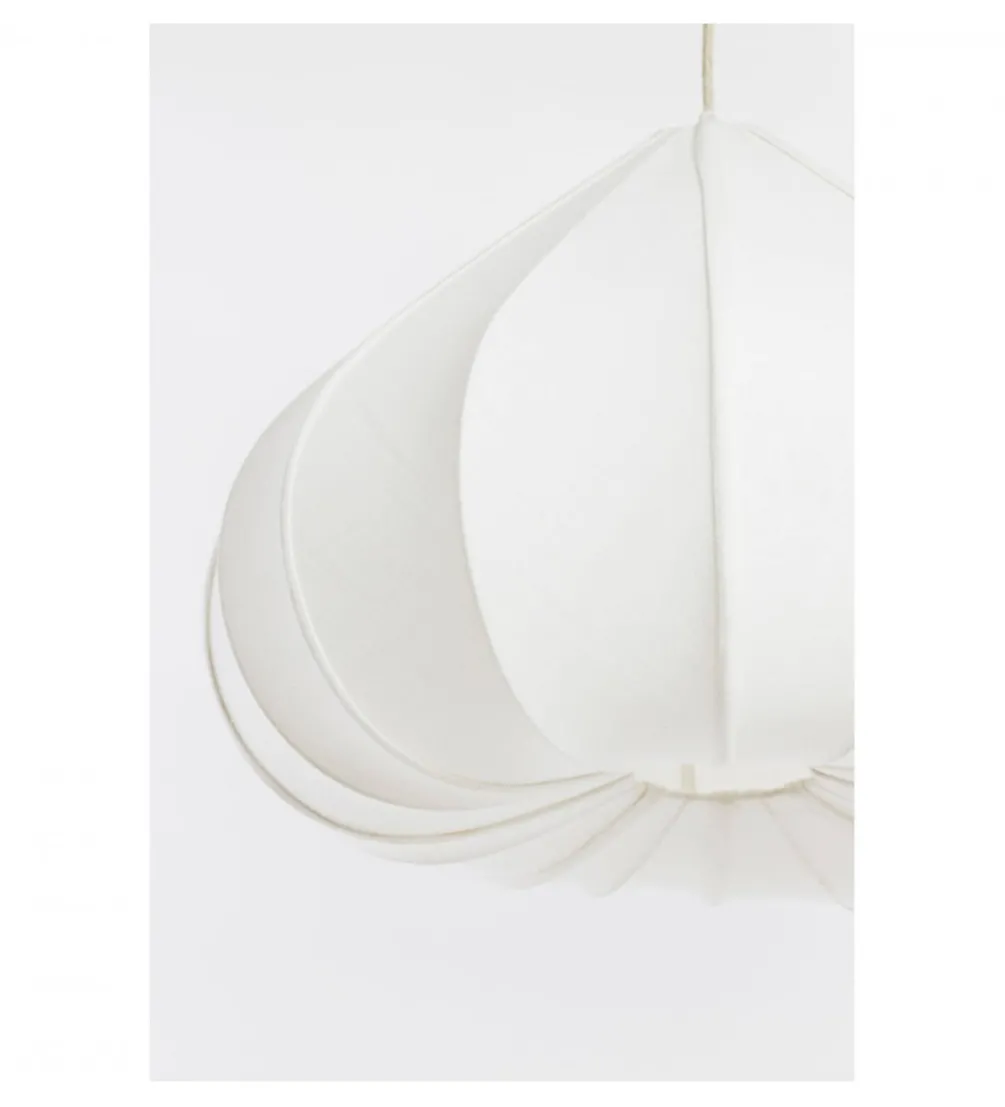 Lampa wisząca ZUBEDA 58 cm kremowa