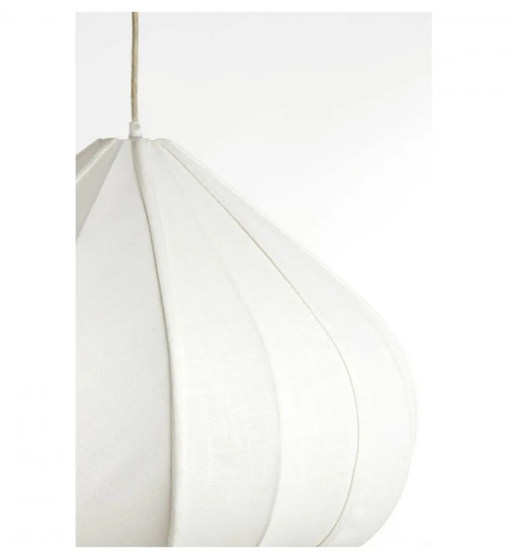Lampa wisząca ZUBEDA 58 cm kremowa