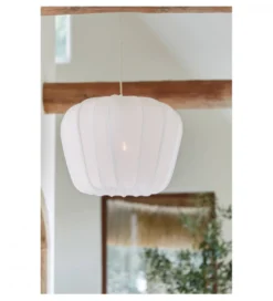 Lampa wisząca ZUBEDO 60 cm kremowa