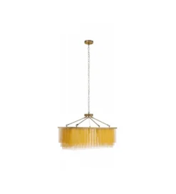 Lampa wisząca ZWINGER  80 cm złota