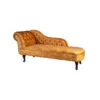 Leżanka Chesterfield BRIGIDA musztardowa