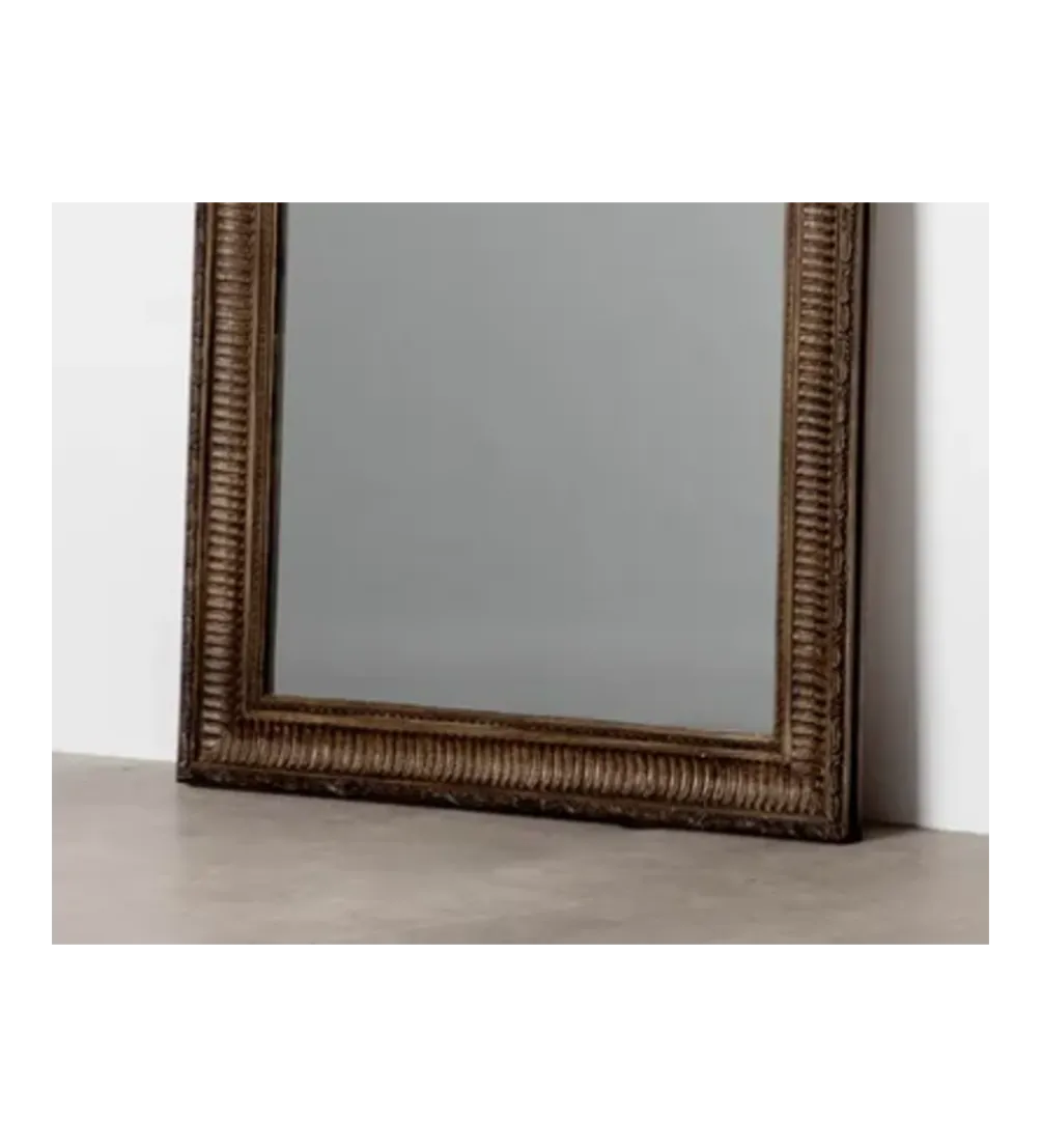 Lustro stojące IRODA 176 cm drewno paulowni brązowe