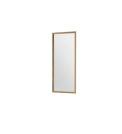 Lustro ALVAR 50 cm drewno dąb
