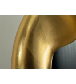 Lustro AURA 90 cm złotego