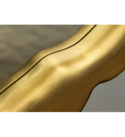 Lustro AURA 90 cm złotego
