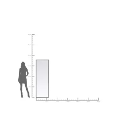 Lustro BELLA MO 60 x 180 cm czarne
