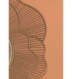 Lustro ścienne BLUME 77 cm złote