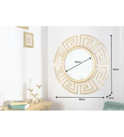 Lustro ścienne Euphoria 85 cm złote