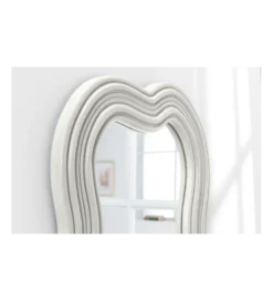 Lustro ścienne FUENTE II RUBIO 100 cm białe