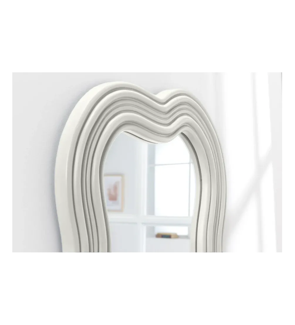 Lustro ścienne FUENTE II RUBIO 100 cm białe