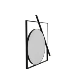 Lustro ścienne MIRO 88 cm czarne
