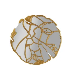Lustro ścienne Pieces 100 cm złote