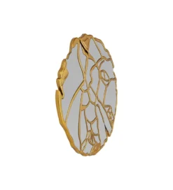 Lustro ścienne Pieces 100 cm złote
