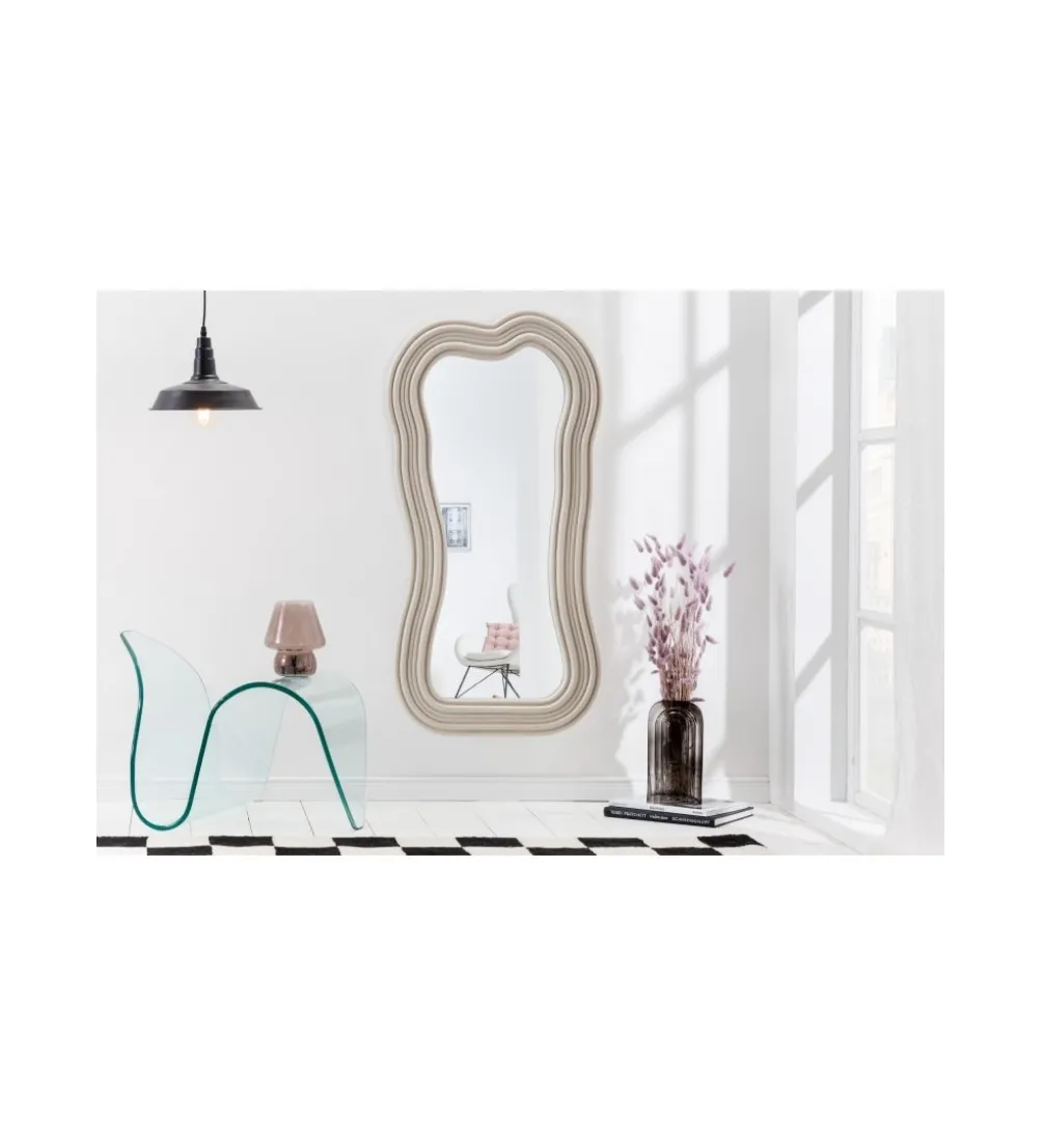 Lustro ścienne RUBIO 100 cm greige