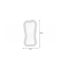 Lustro ścienne RUBIO 100 cm greige