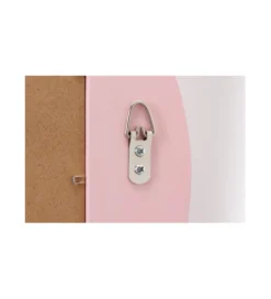 Lustro ścienne RUBIO 100 cm różowe