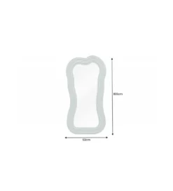 Lustro ścienne RUBIO 100 cm zielone