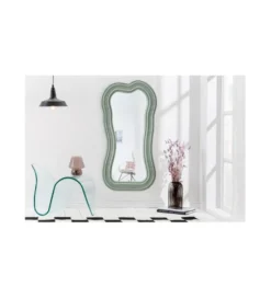 Lustro ścienne RUBIO 100 cm zielone