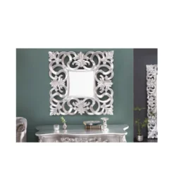 Lustro ścienne Venice 75cm srebrne