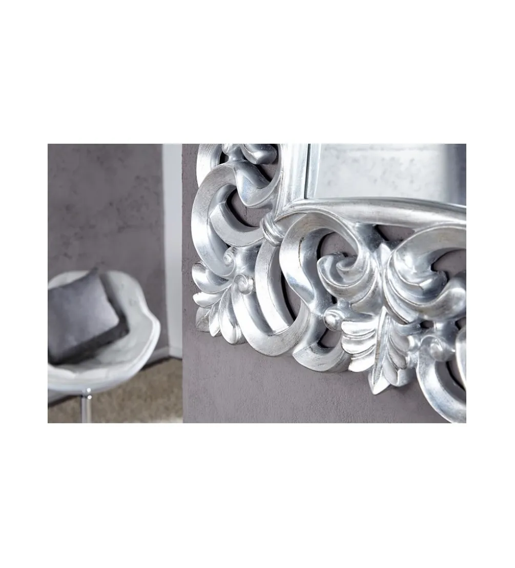 Lustro ścienne Venice 75cm srebrne