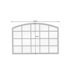 Lustro CRUZ 120 cm czarne