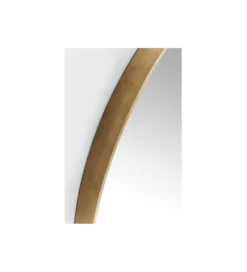 Lustro CURVE 100 cm mosiądź