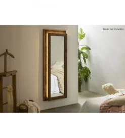 Lustro DE PARED 150 cm drewno akacja