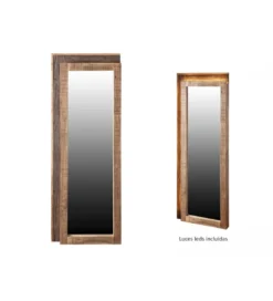 Lustro DE PARED 150 cm drewno akacja