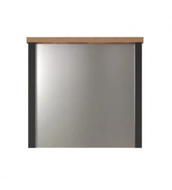 Lustro do przedpokoju ENNA 73 cm w optyce drewna mango