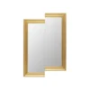 Lustro DOUBLE VISION RECTANGULAR 121 x 81 cm złote