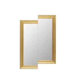 Lustro DOUBLE VISION RECTANGULAR 121 x 81 cm złote