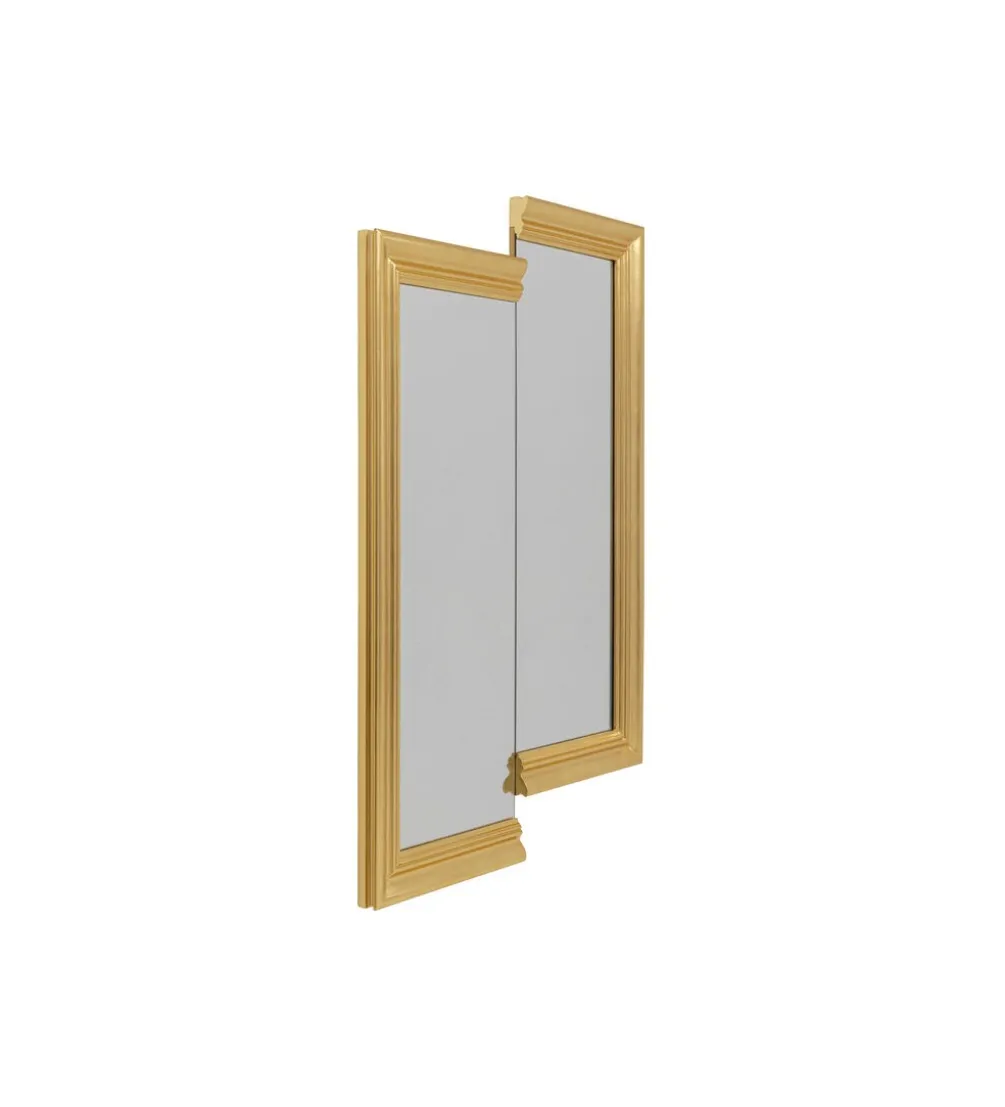 Lustro DOUBLE VISION RECTANGULAR 121 x 81 cm złote