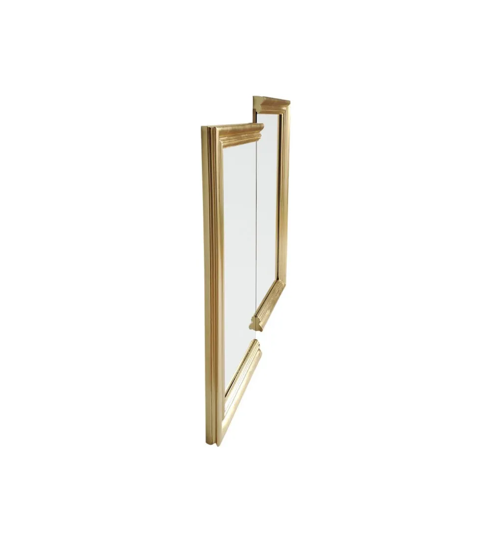 Lustro DOUBLE VISION RECTANGULAR 121 x 81 cm złote