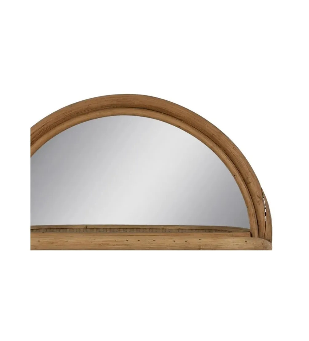 Lustro FEMKI 42 cm ratan naturalny