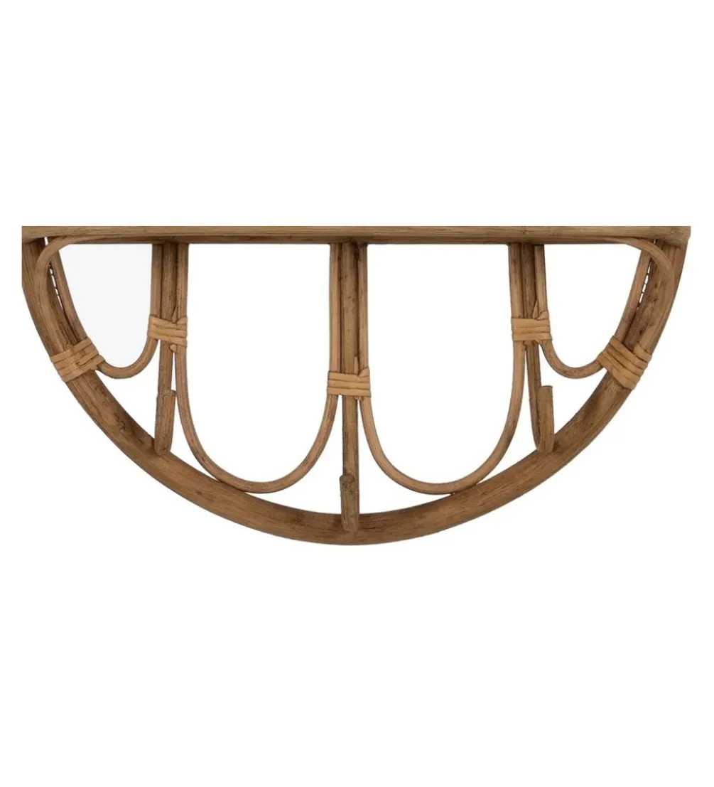 Lustro FEMKI 42 cm ratan naturalny