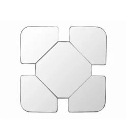 Lustro FORMATEA 60 x 60 cm czarne