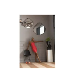 Lustro GOTEBORG 71 x 71 cm czarne